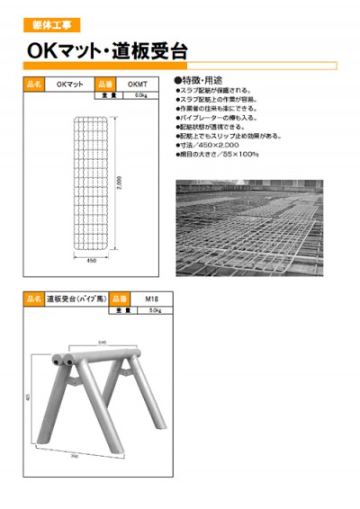 OKマット・道板受台